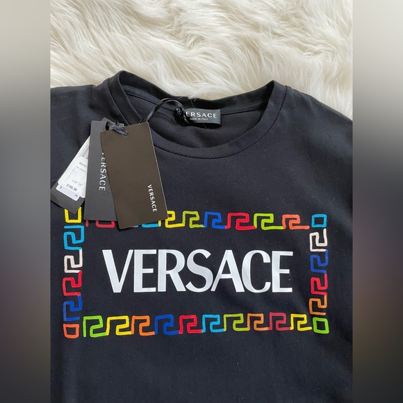 Versace logo girl’s long sleeve shirt - Picture 4 of 7